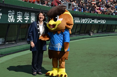 なかよしともだちの伊東香織倉敷市長さん