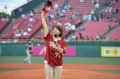 力強いあいさつです。さすが伊東市長！
