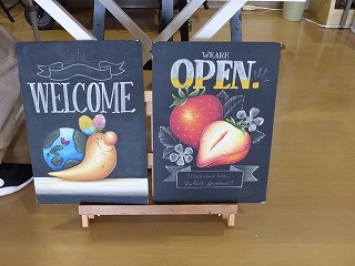 TURURI　TOWNのチョークアート