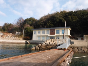 町おこし協力隊の作った桟橋